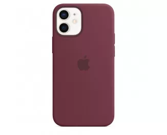 Чехол для Apple iPhone 12 mini  Apple Silicone Case with MagSafe Plum (MHKQ3)