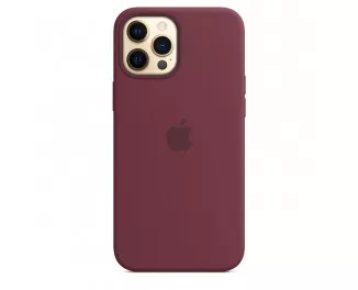Чехол для Apple iPhone 12 Pro Max  Apple Silicone Case with MagSafe Plum (MHLA3)