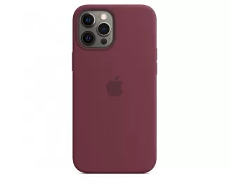 Чохол для Apple iPhone 12 Pro Max Apple Silicone Case with MagSafe Plum (MHLA3)