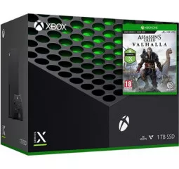Приставка Microsoft Xbox Series X 1 TB Black + Assassin's Creed Valhalla