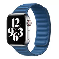 Шкіряний ремінець для Apple Watch 38/40 mm Leather Link Surf Blue