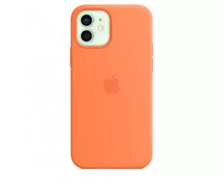 Чехол для Apple iPhone 12 mini  Silicone Case with MagSafe Kumquat