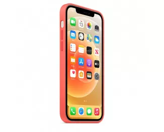 Чехол для Apple iPhone 12 / 12 Pro  Silicone Case with MagSafe Pink Citrus