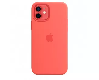 Чехол для Apple iPhone 12 / 12 Pro  Silicone Case with MagSafe Pink Citrus