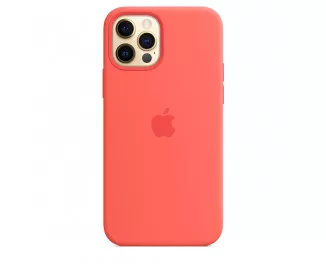 Чехол для Apple iPhone 12 / 12 Pro  Silicone Case with MagSafe Pink Citrus