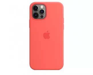 Чехол для Apple iPhone 12 / 12 Pro  Silicone Case with MagSafe Pink Citrus