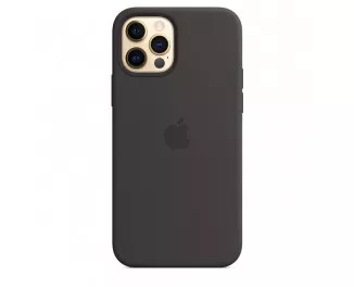 Чехол для Apple iPhone 12 Pro Max  Silicone Case with MagSafe Black