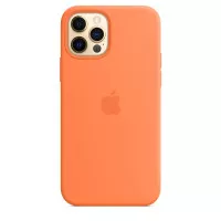 Чохол для Apple iPhone 12 Pro Max Silicone Case with MagSafe Kumquat