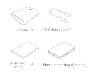 Портативный фотопринтер Xiaomi Mi Portable Photo Printer (TEJ4018GL / XMKDDYJ01HT)
