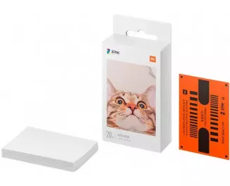 Папір для фотопринтера Xiaomi Mi Portable Photo Printer Paper (20 Sheets) (TEJ4019GL)