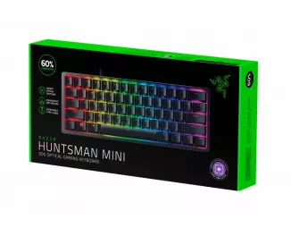 Клавиатура Razer Huntsman Mini Purple Switch ENG Black (RZ03-03390100-R3M1) USB