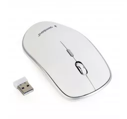 Миша бездротова Gembird MUSW-4B-01-W White USB