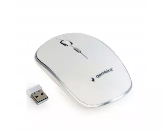 Миша бездротова Gembird MUSW-4B-01-W White USB
