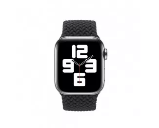 Плетений монобраслет Apple Watch 42/44 mm Braided Solo Loop Charcoal (M/150mm)