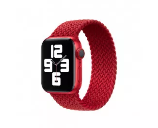 Плетёный монобраслет для Apple Watch 42/44 mm Braided Solo Loop Red (S/130mm)