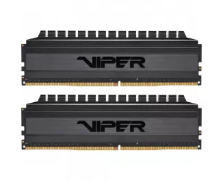 Оперативна пам'ять DDR4 16 Gb (4000 МГц) (Kit 8 Gb x 2) Patriot Viper4 Blackout (PVB416G400C9K)