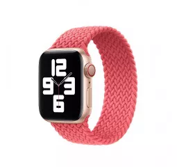 Плетёный монобраслет для Apple Watch 38/40/41 mm Apple Braided Solo Loop Pink Punch (MY6E2), Size 5