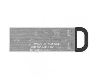 Флешка USB 3.2 256Gb Kingston DataTraveler Kyson Silver/Black (DTKN/256GB)