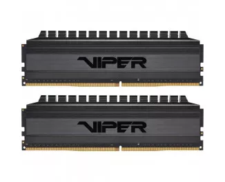 Оперативна пам'ять DDR4 32 Gb (3600 MHz) (Kit 16 Gb x 2) Patriot Viper 4 Blackout (PVB432G360C8K)