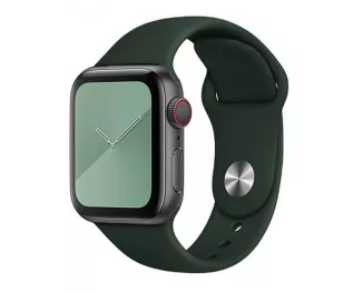 Силиконовый ремешок для Apple Watch 38/40 mm Sport Band 3pcs Forest Green