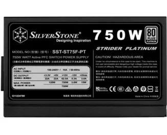 Блок живлення 750W SilverStone Strider (SST-ST75F-PT)