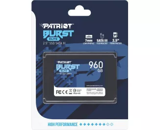 SSD накопичувач 960Gb Patriot Burst Elite (PBE960GS25SSDR)