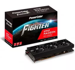 Видеокарта PowerColor Radeon RX 6800 Fighter 16GB GDDR6 (AXRX 6800 16GBD6-3DH/OC)