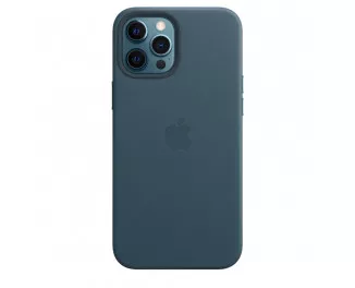 Чехол для Apple iPhone 12 Pro Max  Apple Leather Case with MagSafe Baltic Blue (MHKK3)