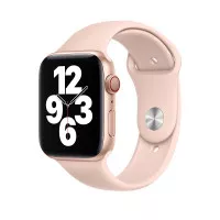 Силиконовый ремешок для Apple Watch 44/45/46 mm Apple Sport Band Pink Sand (MTPM2)