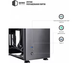 Корпус QUBE A4 Black (QBA4I_WBNU3)