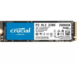SSD накопитель 2 TB Crucial P2 (CT2000P2SSD8)