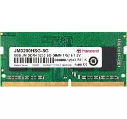 Память для ноутбука SO-DIMM DDR4 8 Gb (3200 MHz) Transcend JetRam (JM3200HSG-8G)