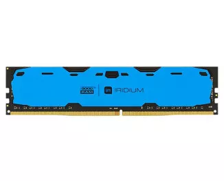 Оперативна пам'ять DDR4 16 Gb (2400 MHz) GOODRAM IRDM Blue (IR-B2400D464L17/16G)