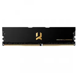 Оперативна пам'ять DDR4 8 Gb (4000 MHz) GOODRAM IRDM PRO Pitch Black (IRP-4000D4V64L18S/8G)