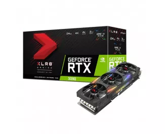 Видеокарта PNY GeForce RTX 3090 24GB XLR8 Gaming UPRISING EPIC-X RGB Triple Fan Edition (VCG309024TFXMPB)