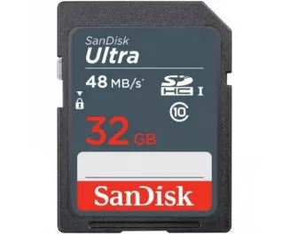 Карта пам'яті SD 32Gb SanDisk Ultra Lite class 10 UHS-I (SDSDUNR-032G-GN3IN)
