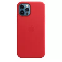Чохол для Apple iPhone 12 Max Leather Case with MagSafe (PRODUCT)RED