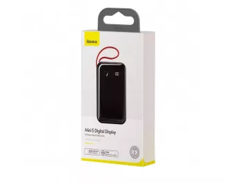 Портативний акумулятор Baseus Mini S Digital Display 3A 10000mAh (з Type-C cable) (PPXF-A01) Black