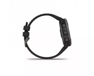 Смарт-годинник GARMIN Fenix 6X Pro Solar Titanium Carbon Grey DLC with Black Band (010-02157-21/20)