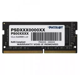 Пам'ять для ноутбука SO-DIMM DDR4 4Gb (2666MHz) Patriot Signature Line (PSD44G266682S)