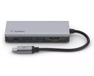 Адаптер Belkin USB-C 4in1 Multiport Dock (AVC006BTSGY)