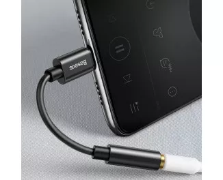 USB-адаптер Type-C > 3.5 мм AUX Baseus L54 (CATL54-01) Black