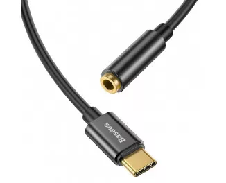 USB-адаптер Type-C > 3.5 мм AUX Baseus L54 (CATL54-01) Black