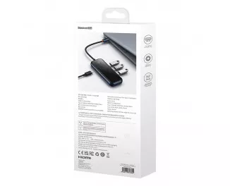 Адаптер USB Type-C > Hub  Baseus AcmeJoy 4in1 (HDMI, 3xUSB3.0, Type-C PD&Data) (WKJZ010013) Dark Dray