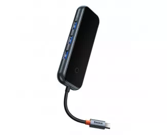 Адаптер USB Type-C > Hub  Baseus AcmeJoy 4in1 (HDMI, 3xUSB3.0, Type-C PD&Data) (WKJZ010013) Dark Dray