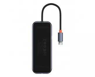 Адаптер USB Type-C > Hub  Baseus AcmeJoy 4in1 (HDMI, 3xUSB3.0, Type-C PD&Data) (WKJZ010013) Dark Dray