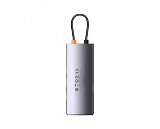 Адаптер USB Type-C > Hub  Baseus Metal Gleam Multi-functional 4-in-1 (PD, USB) (WKWG070013) Gray