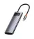 Адаптер USB Type-C > Hub  Baseus Metal Gleam Multi-functional 5-in-1 (PD, USB, HDMI) (CAHUB-CX0G) Gray