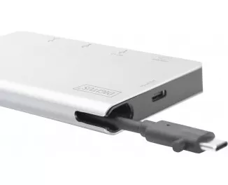 Адаптер USB Type-C > Hub DIGITUS USB-C 6-port Travel Dock (DA-70867)