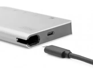 Адаптер USB Type-C > Hub DIGITUS USB-C 8-port Multiport Travel Dock (DA-70866)